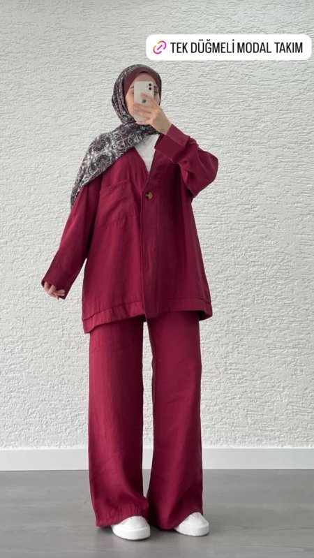 طقم صيفي بوردو