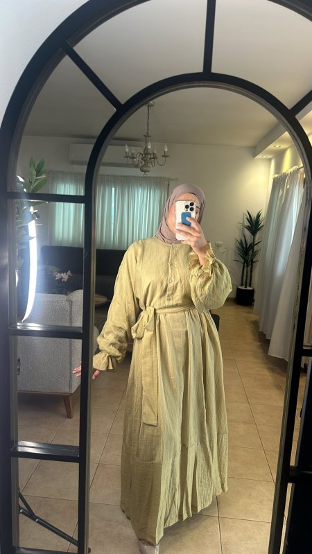 فستان فستقي
